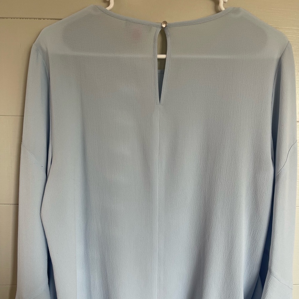 Vince Camuto | Semi Sheer Long Sleeve Blouse Size Small - Picture 7 of 12